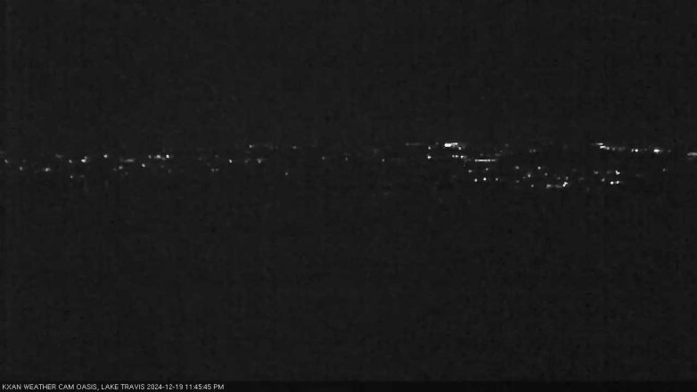 Lake Travis webcam, December 19, 2024 11:45 PM CT
