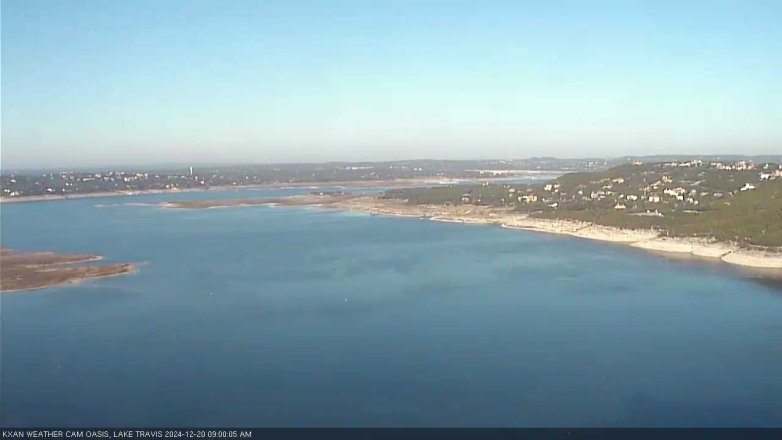Lake Travis webcam, December 20, 2024 9:00 AM CT