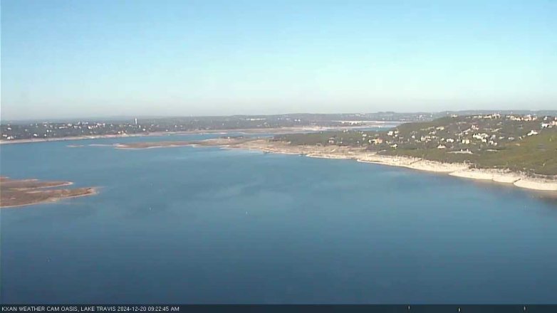 Lake Travis webcam, December 20, 2024 9:25 AM CT