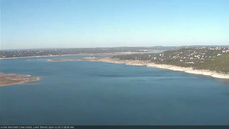 Lake Travis webcam, December 20, 2024 11:00 AM CT