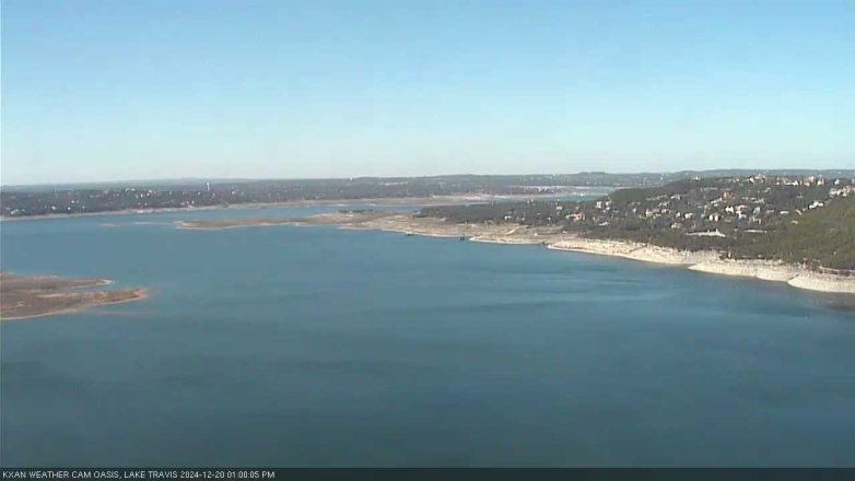 Lake Travis webcam, December 20, 2024 1:00 PM CT