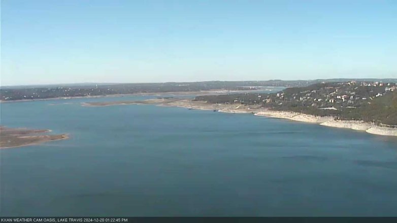 Lake Travis webcam, December 20, 2024 1:25 PM CT