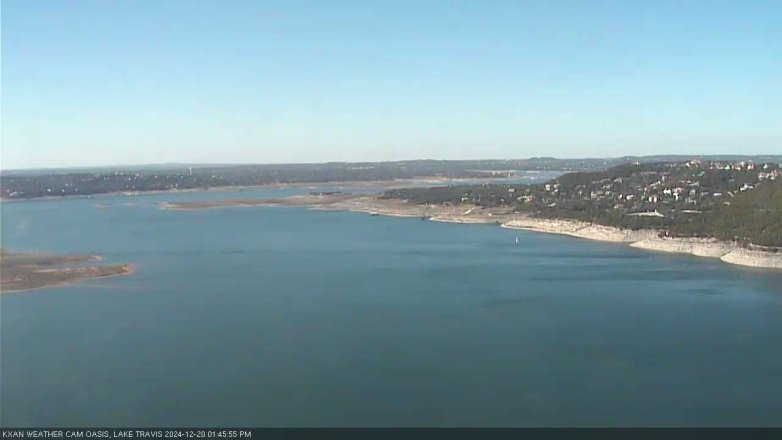Lake Travis webcam, December 20, 2024 1:45 PM CT