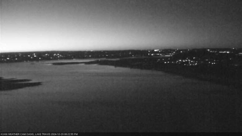 Lake Travis webcam, December 20, 2024 6:25 PM CT