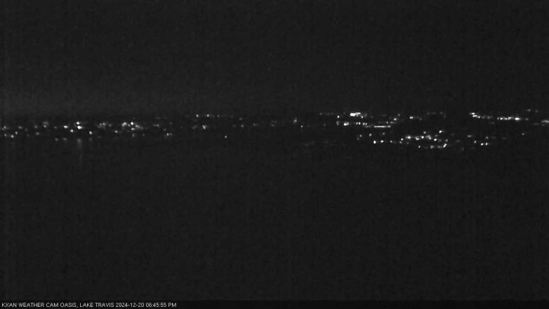 Lake Travis webcam, December 20, 2024 6:45 PM CT