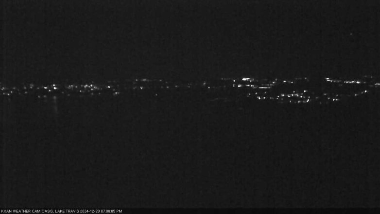 Lake Travis webcam, December 20, 2024 7:00 PM CT