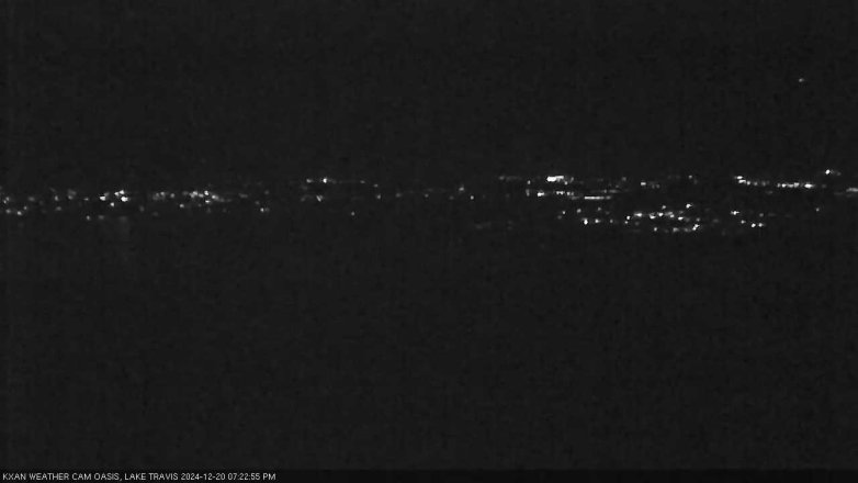 Lake Travis webcam, December 20, 2024 7:25 PM CT