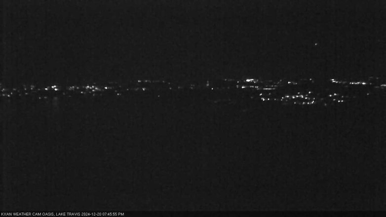 Lake Travis webcam, December 20, 2024 7:45 PM CT