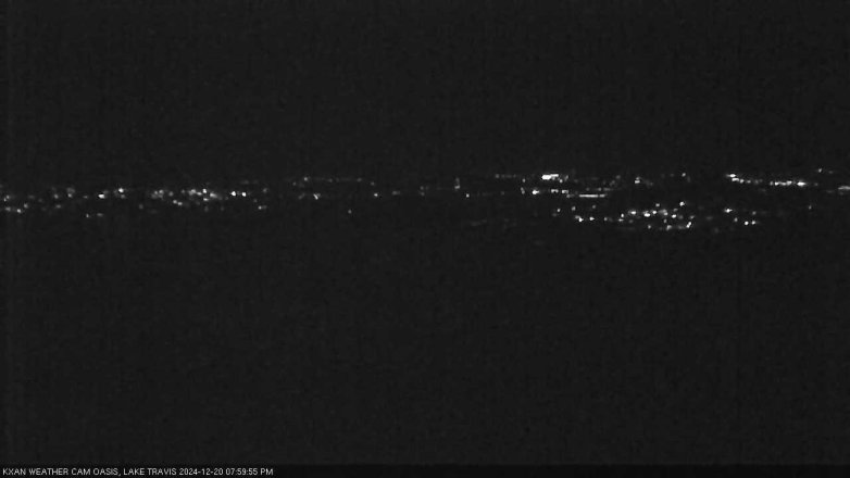 Lake Travis webcam, December 20, 2024 8:00 PM CT