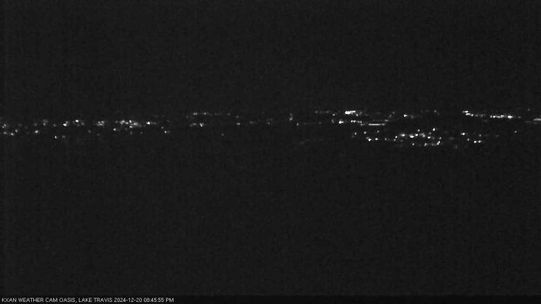 Lake Travis webcam, December 20, 2024 8:45 PM CT