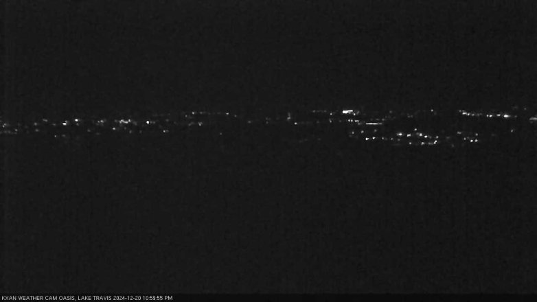 Lake Travis webcam, December 20, 2024 11:00 PM CT