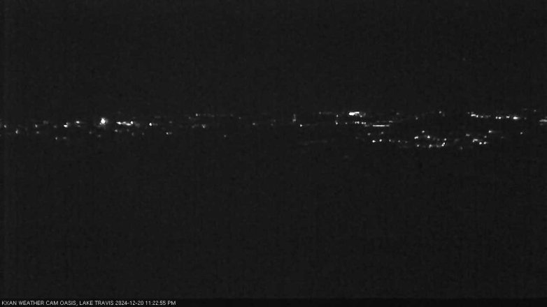 Lake Travis webcam, December 20, 2024 11:25 PM CT