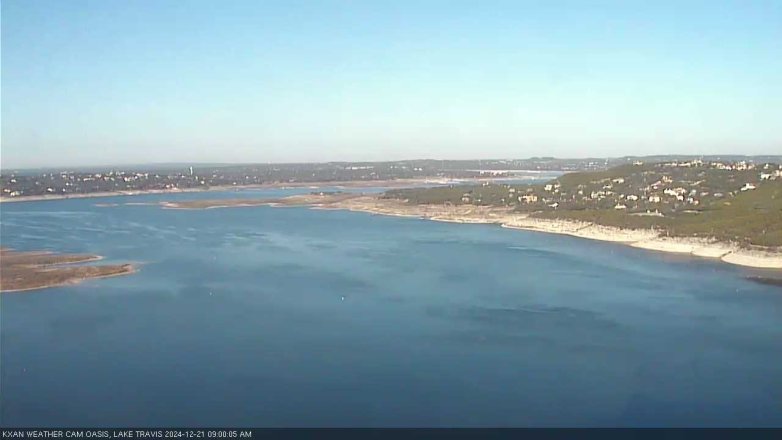 Lake Travis webcam, December 21, 2024 9:00 AM CT