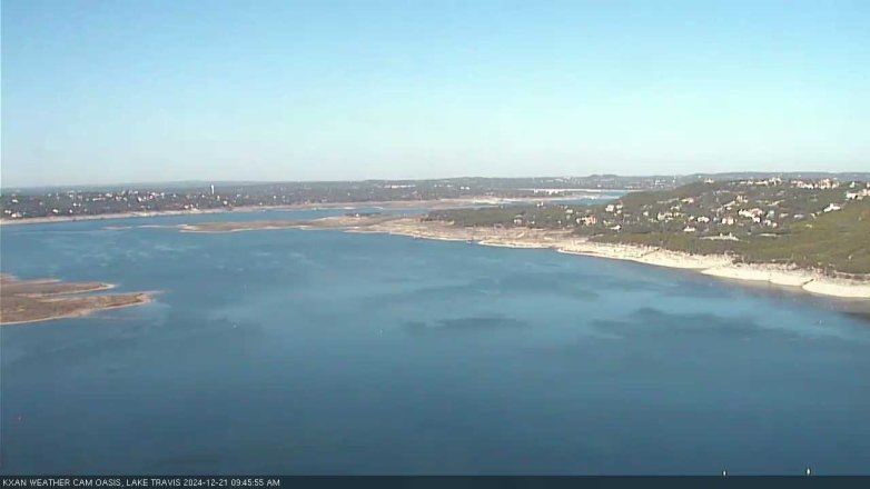 Lake Travis webcam, December 21, 2024 9:45 AM CT