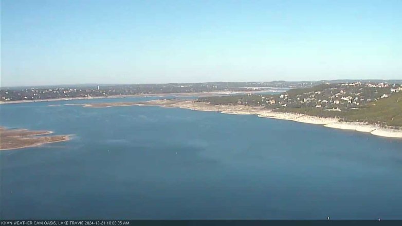 Lake Travis webcam, December 21, 2024 10:00 AM CT