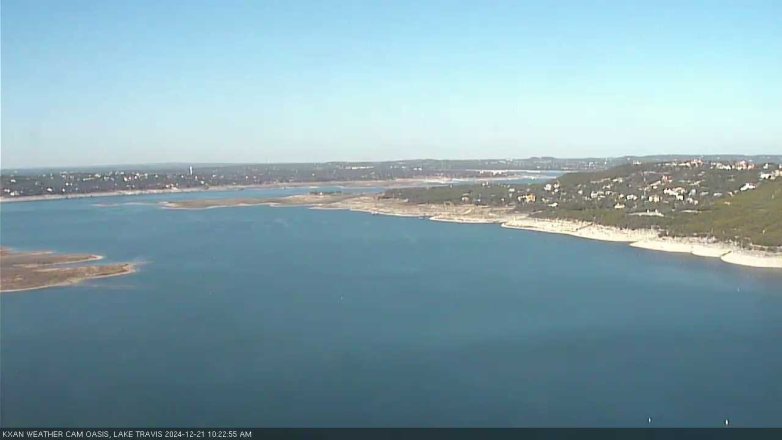 Lake Travis webcam, December 21, 2024 10:25 AM CT