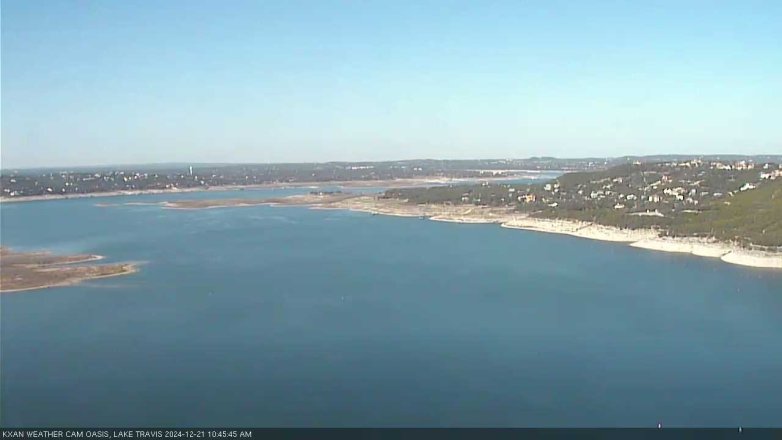 Lake Travis webcam, December 21, 2024 10:45 AM CT