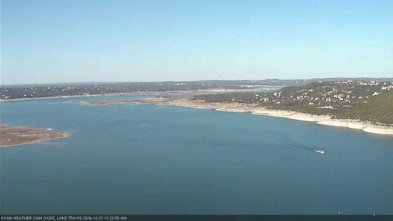 Lake Travis webcam, December 21, 2024 11:25 AM CT