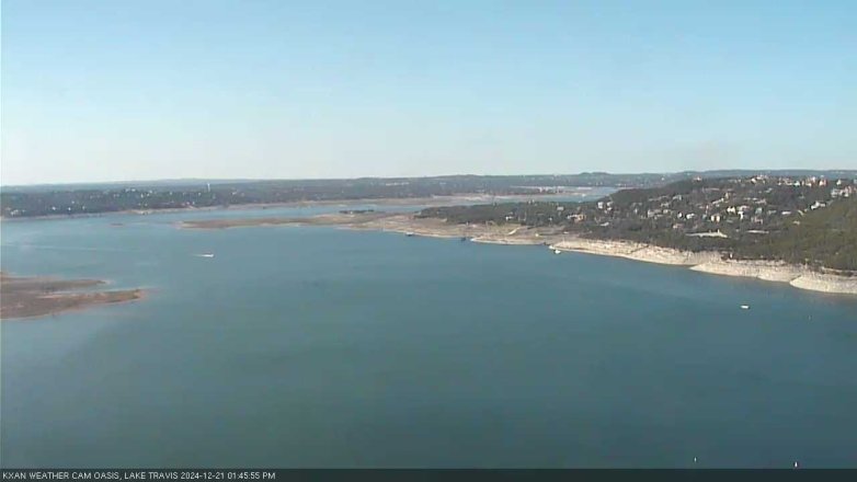 Lake Travis webcam, December 21, 2024 1:45 PM CT