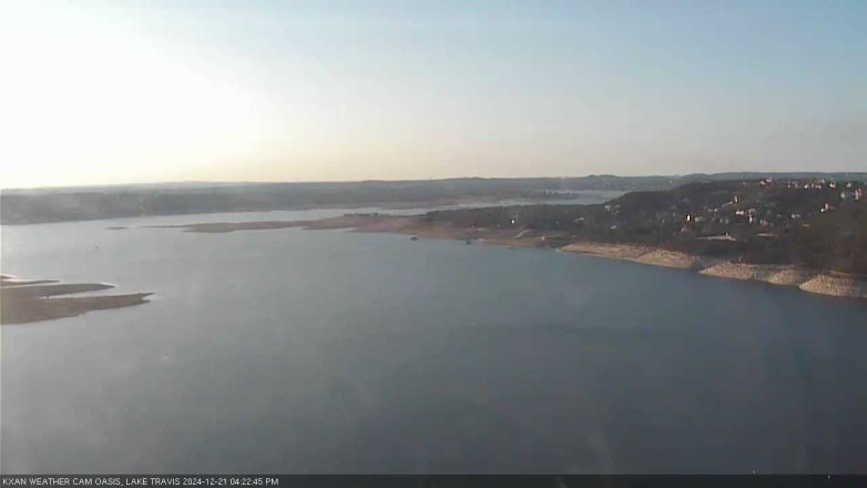 Lake Travis webcam, December 21, 2024 4:25 PM CT