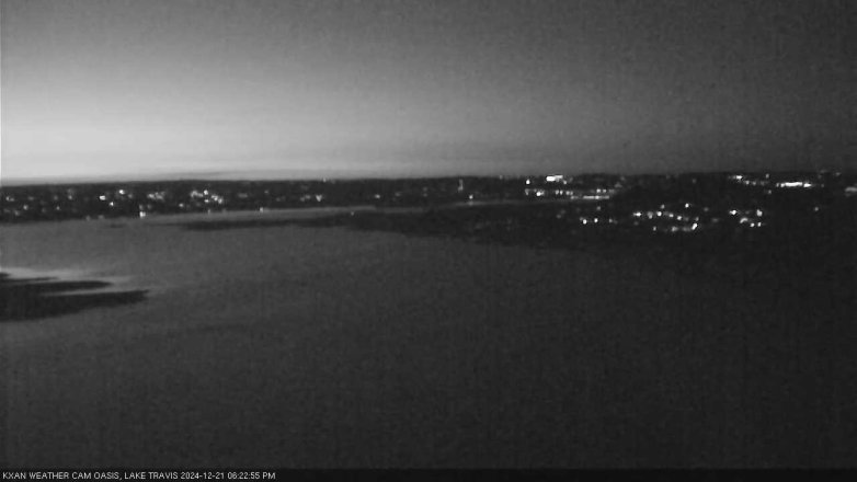 Lake Travis webcam, December 21, 2024 6:25 PM CT