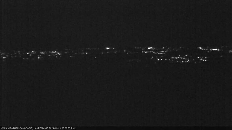 Lake Travis webcam, December 21, 2024 7:00 PM CT