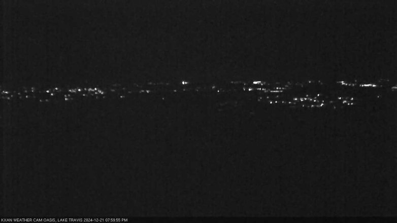Lake Travis webcam, December 21, 2024 8:00 PM CT