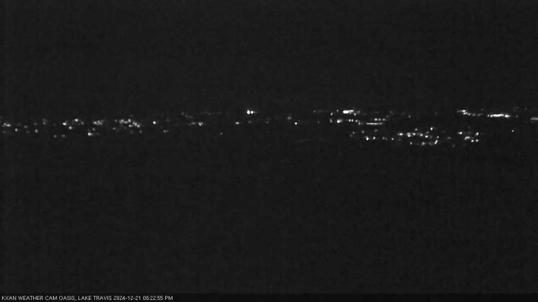 Lake Travis webcam, December 21, 2024 8:25 PM CT