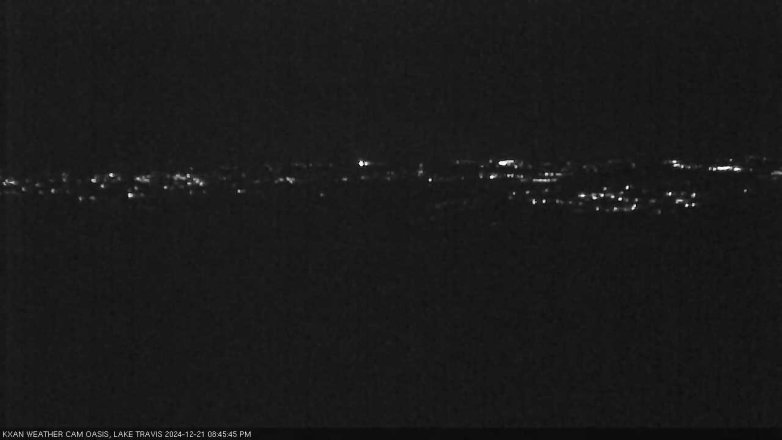 Lake Travis webcam, December 21, 2024 8:45 PM CT