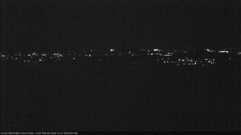 Lake Travis webcam, December 21, 2024 9:00 PM CT