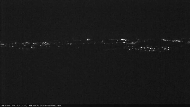 Lake Travis webcam, December 21, 2024 9:45 PM CT