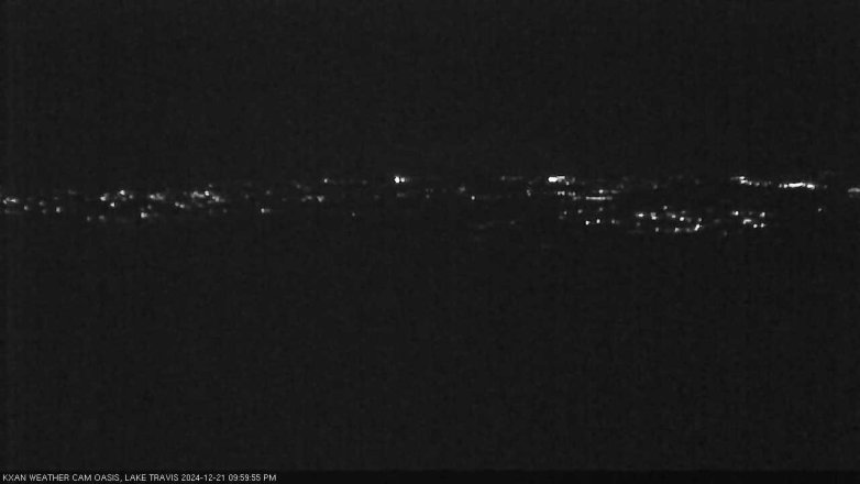 Lake Travis webcam, December 21, 2024 10:00 PM CT