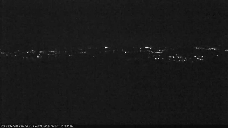 Lake Travis webcam, December 21, 2024 10:25 PM CT