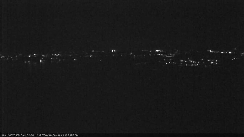 Lake Travis webcam, December 21, 2024 11:00 PM CT