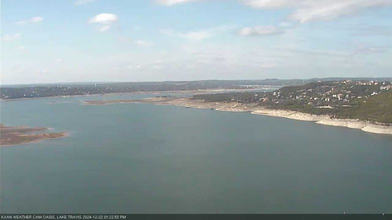 Lake Travis webcam, December 22, 2024 1:25 PM CT