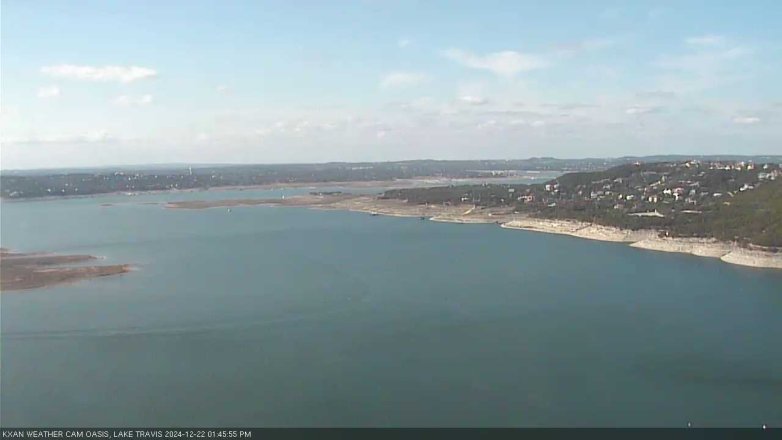 Lake Travis webcam, December 22, 2024 1:45 PM CT