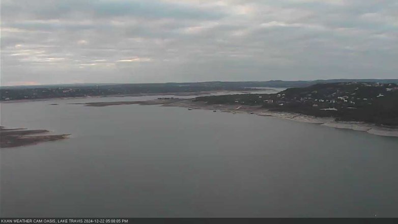 Lake Travis webcam, December 22, 2024 5:00 PM CT