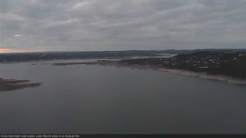 Lake Travis webcam, December 22, 2024 5:45 PM CT