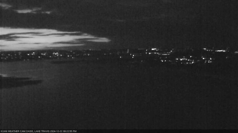 Lake Travis webcam, December 22, 2024 6:25 PM CT