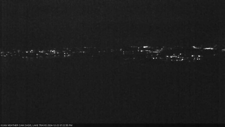 Lake Travis webcam, December 22, 2024 7:25 PM CT