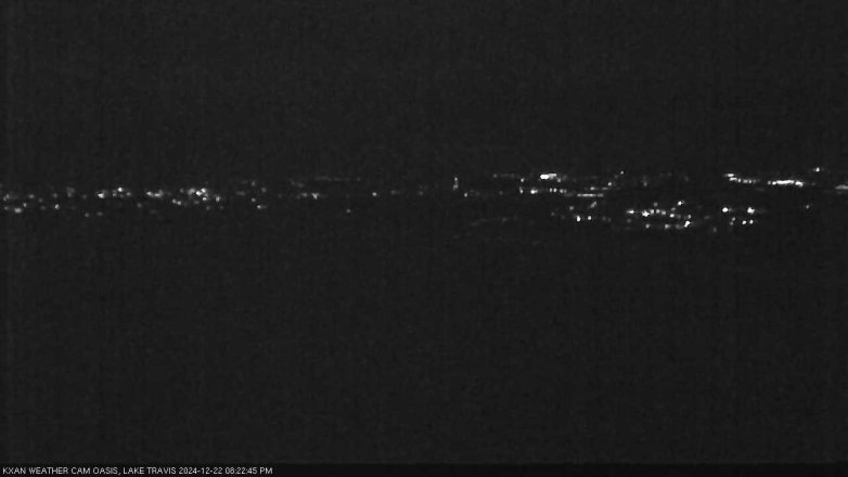 Lake Travis webcam, December 22, 2024 8:25 PM CT