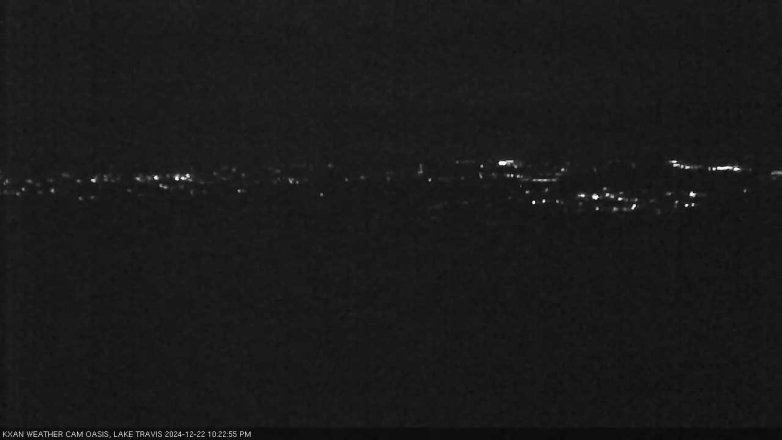 Lake Travis webcam, December 22, 2024 10:25 PM CT