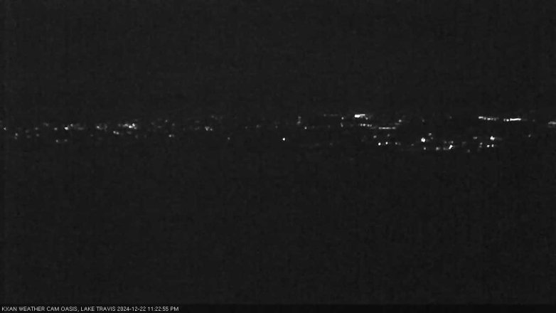 Lake Travis webcam, December 22, 2024 11:25 PM CT