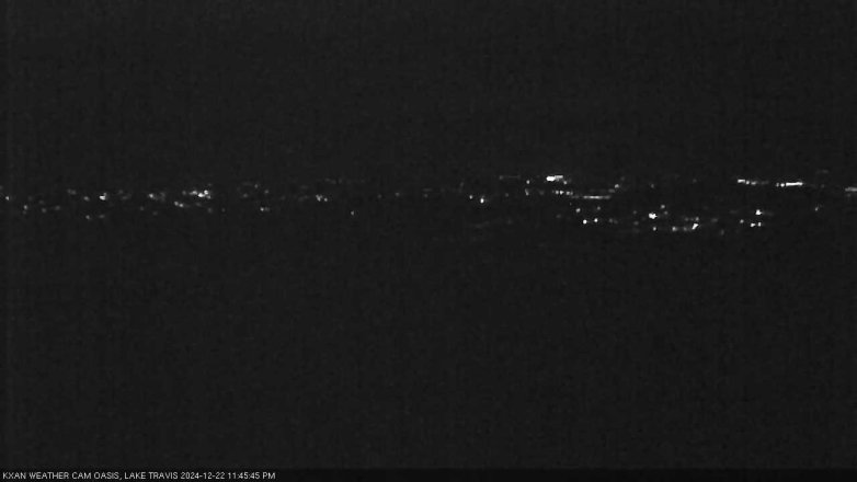 Lake Travis webcam, December 22, 2024 11:45 PM CT