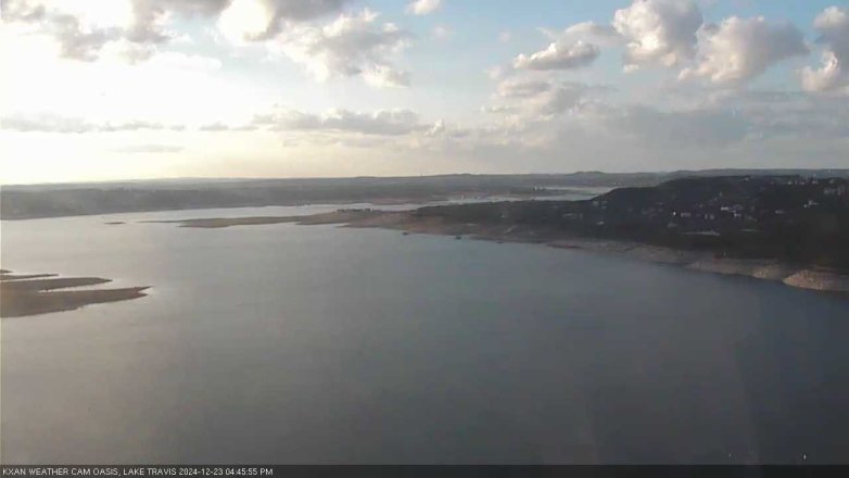 Lake Travis webcam, December 23, 2024 4:45 PM CT