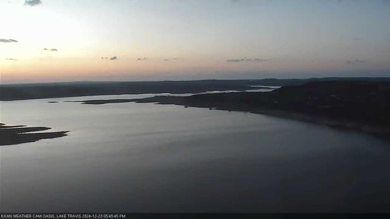 Lake Travis webcam, December 23, 2024 5:45 PM CT