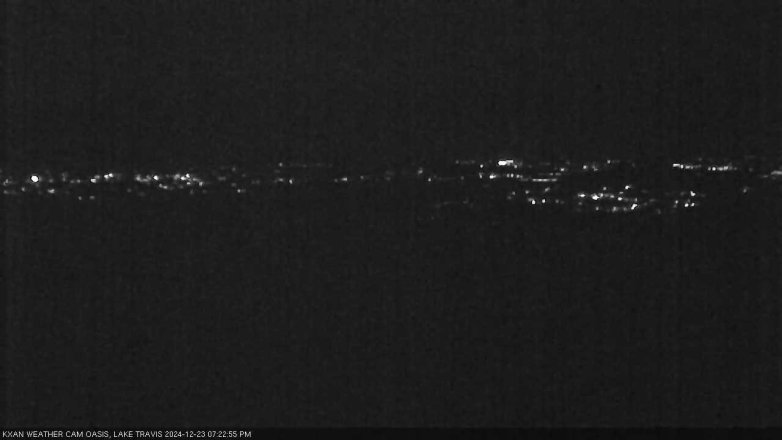 Lake Travis webcam, December 23, 2024 7:25 PM CT