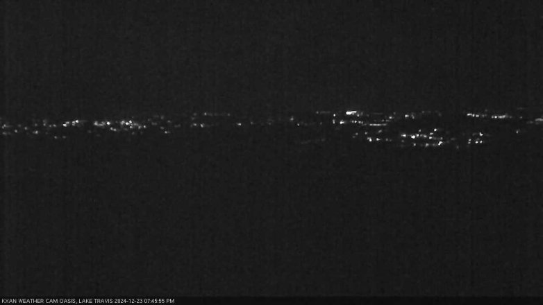 Lake Travis webcam, December 23, 2024 7:45 PM CT