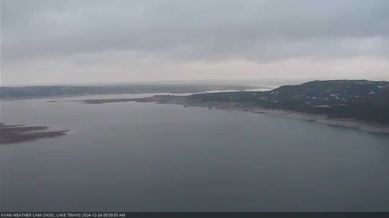 Lake Travis webcam, December 24, 2024 9:00 AM CT