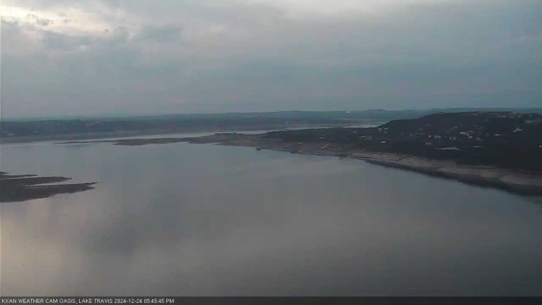 Lake Travis webcam, December 24, 2024 5:45 PM CT